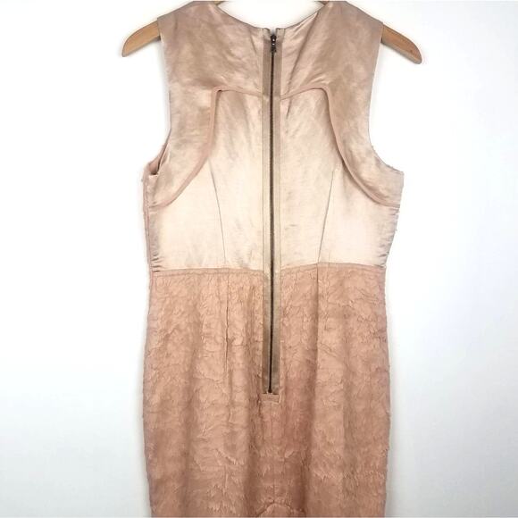 Max Azria | Light Pink Silk Linen Formal Dress New - Picture 4 of 8